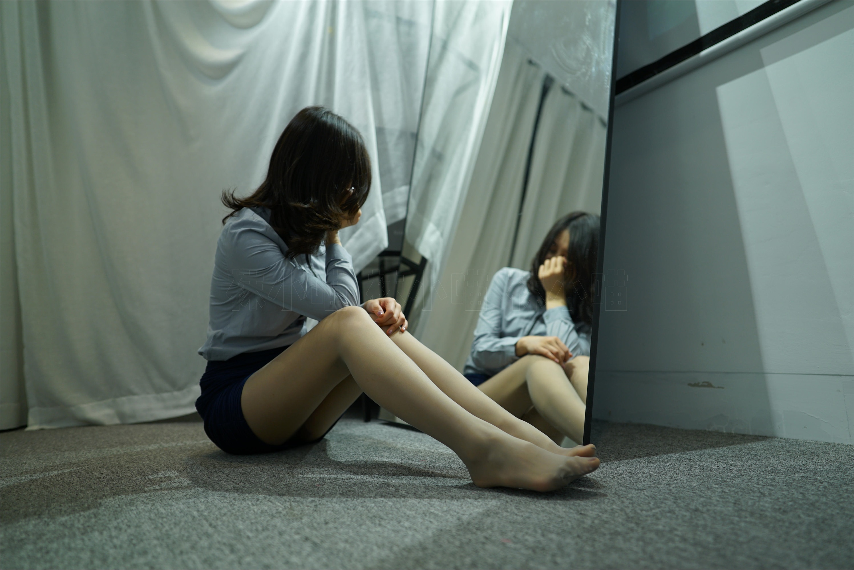 KittyWawa袜小喵  KT145《镜中我》